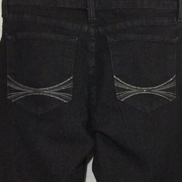 NYDJ Black Wash Denim Legging Made In U.S.A. - Picture 2 of 8